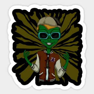 Alien Chic Chic Sticker